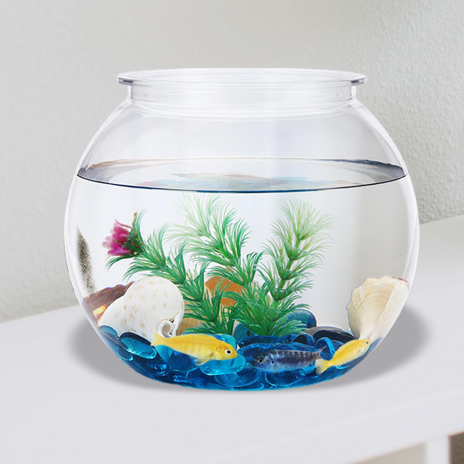 Planted Aquarium Bowl - 装飾的な小さな魚のタンク,花瓶のテーブル,テーブル用の花瓶,風景,寝室の家の装飾植物