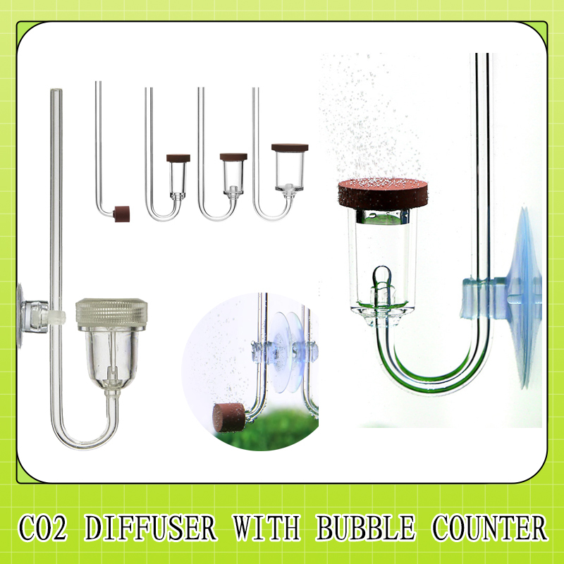 Aquarium Plant No Co2 - 水族館用の2つのミニカートリッジのセット,気泡付きのスタイリッシュな組み合わせ,アクリル,魚の水処理用