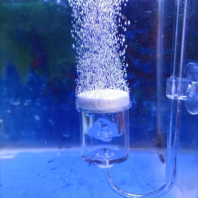 Aquarium Plant No Co2 - 水族館用のCO2噴霧器とディフューザー,バブルカウンター,吸盤で確認,植えられた水槽の付属品