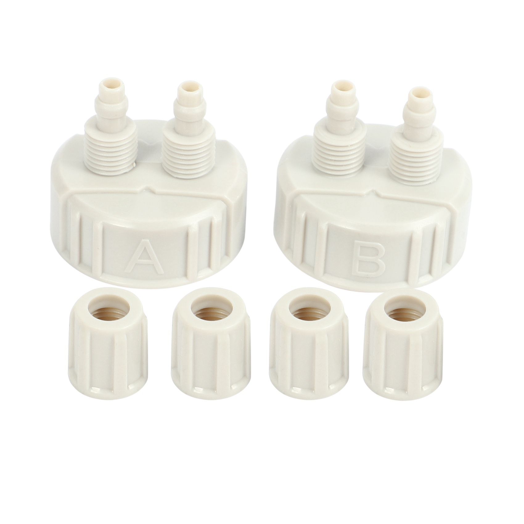 Aquarium Plant No Co2 - A93Z 4X DIY水槽用CO2システムジェネレーターキット、チューブ、ツール、パーツ、ボトルキャップ付き、水草水槽用アクセサリー