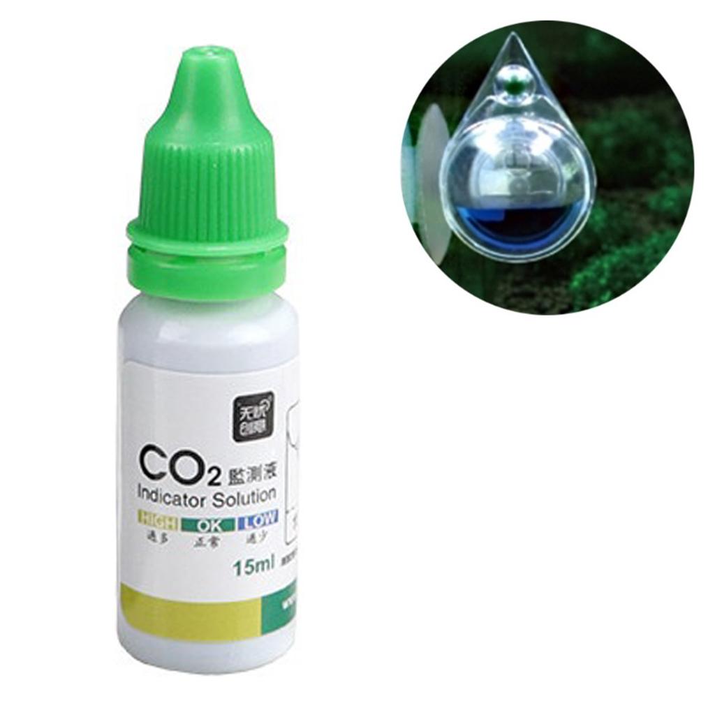 Planted Aquarium Ph - 水族館用液体テスト機能付きCO2インジケーターソリューション,魚の水槽用,期間監視,水族館カウンター