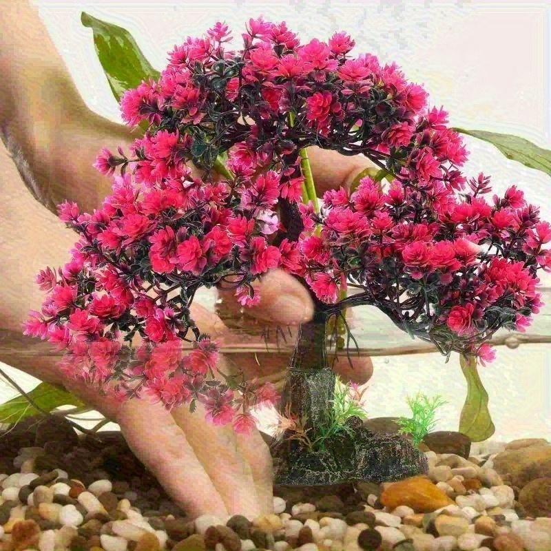 人工水槽用造景ツリー盆栽飾り、シミュレーション樹脂製装飾、フ - Planted Aquarium Bowl のレビューと価格