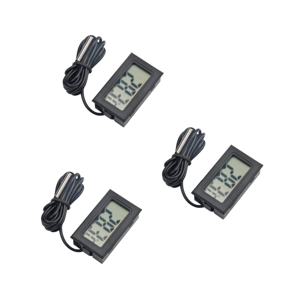 ミニ液晶デジタル温度計 FY-10 埋め込み温度センサーモニ - Planted Aquarium Temperature のレビューと価格