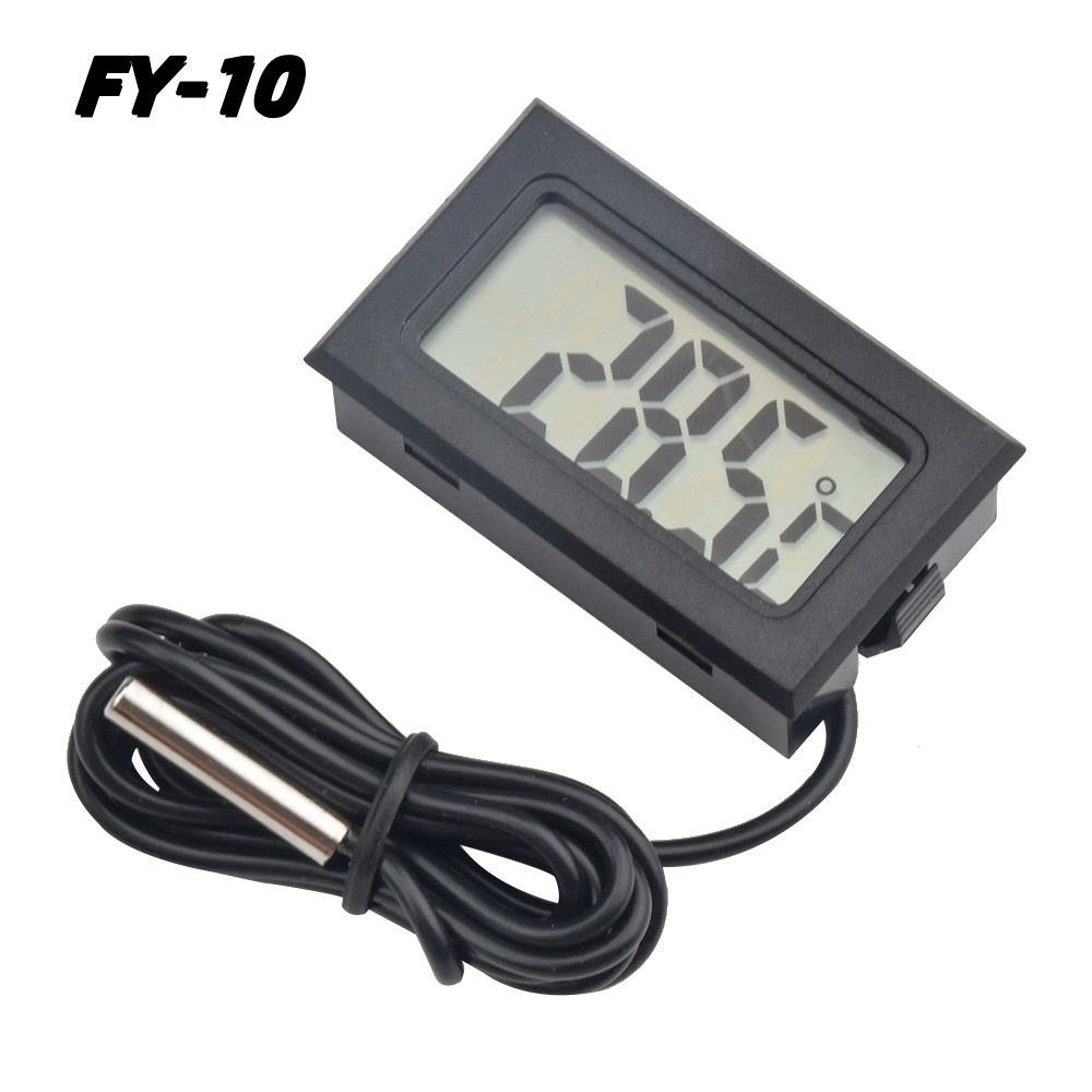 ミニ液晶デジタル温度計 FY-10 埋め込み温度センサーモニ - Planted Aquarium Temperature のレビューと価格