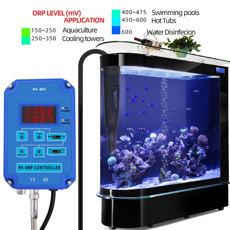 A01E-デジタル 2&1 PH ORP モニター デジタル - Planted Aquarium Ph のレビューと価格