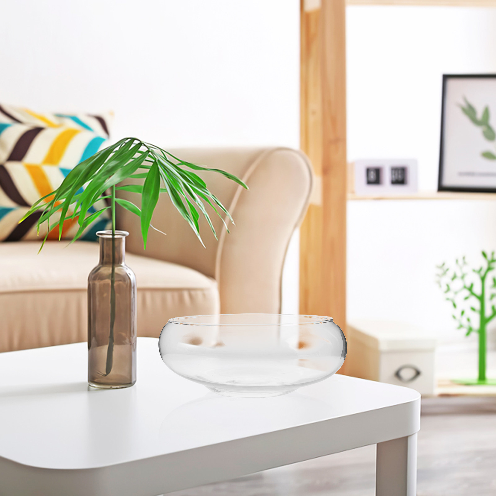 ガラス製水耕栽培花瓶ボウル、テラリウム、多肉植物プランター、 - Planted Aquarium Bowl のレビューと価格