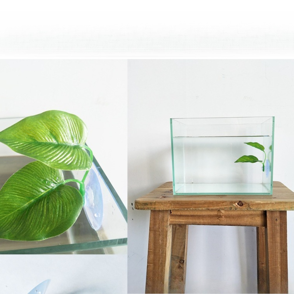 1/3/5/10 ベタ水槽用人工葉ハンモック 魚の休憩・産卵 - Aquarium Planted Setup のレビューと価格