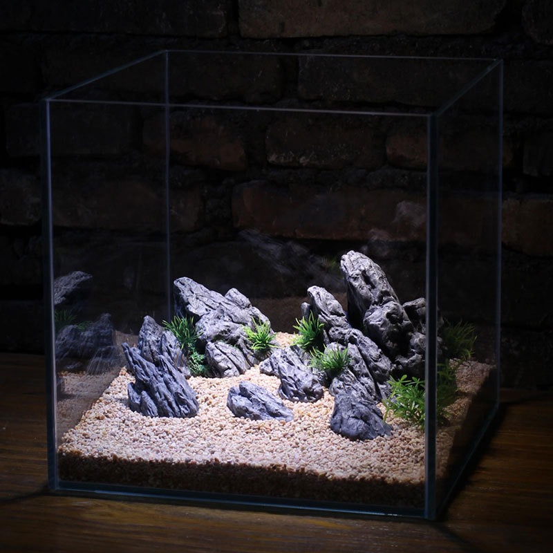 水槽装飾シミュレーション石造りの景石風景水生植物飾り小型水槽 - Aquarium Planted Setup のレビューと価格