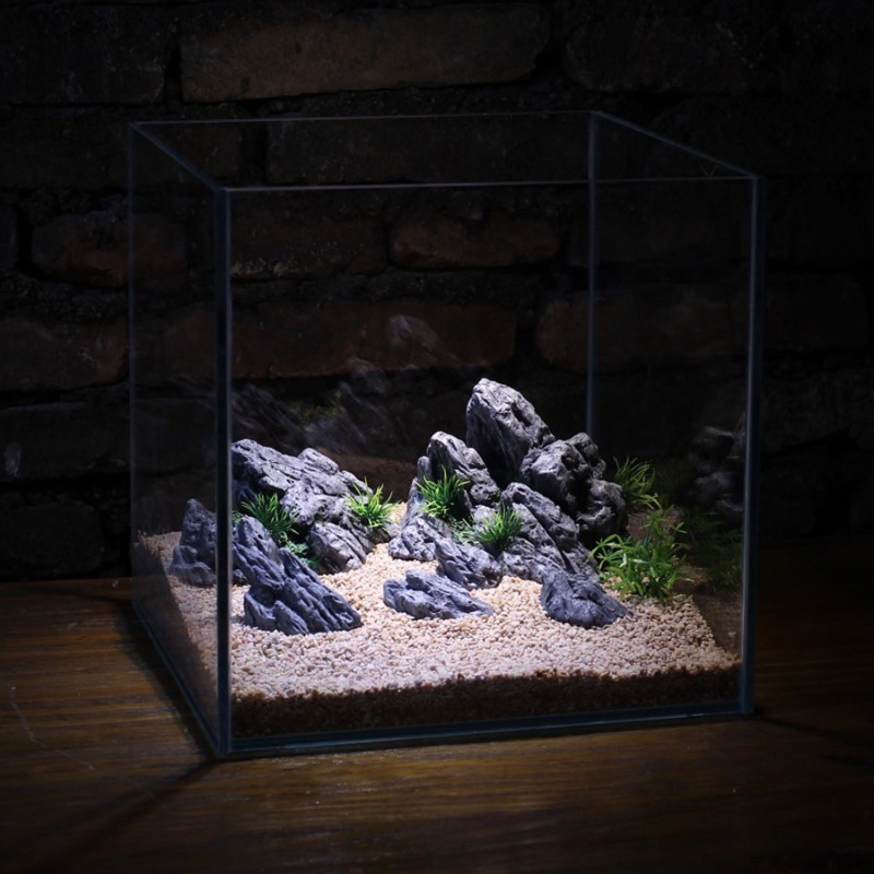 水槽装飾シミュレーション石造りの景石風景水生植物飾り小型水槽 - Aquarium Planted Setup のレビューと価格