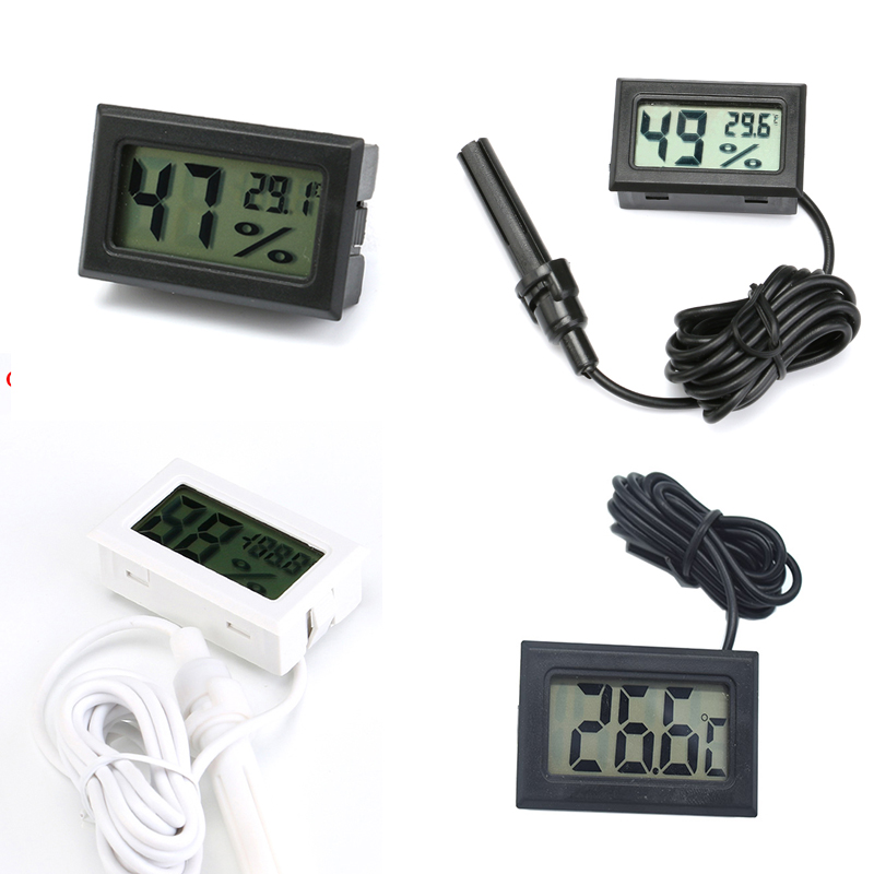 ミニデジタル湿度計温度計,温度計,LCD温度計,冷蔵庫,水族 - Planted Aquarium Temperature のレビューと価格