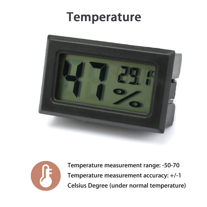 ミニデジタル湿度計温度計,温度計,LCD温度計,冷蔵庫,水族 - Planted Aquarium Temperature のレビューと価格