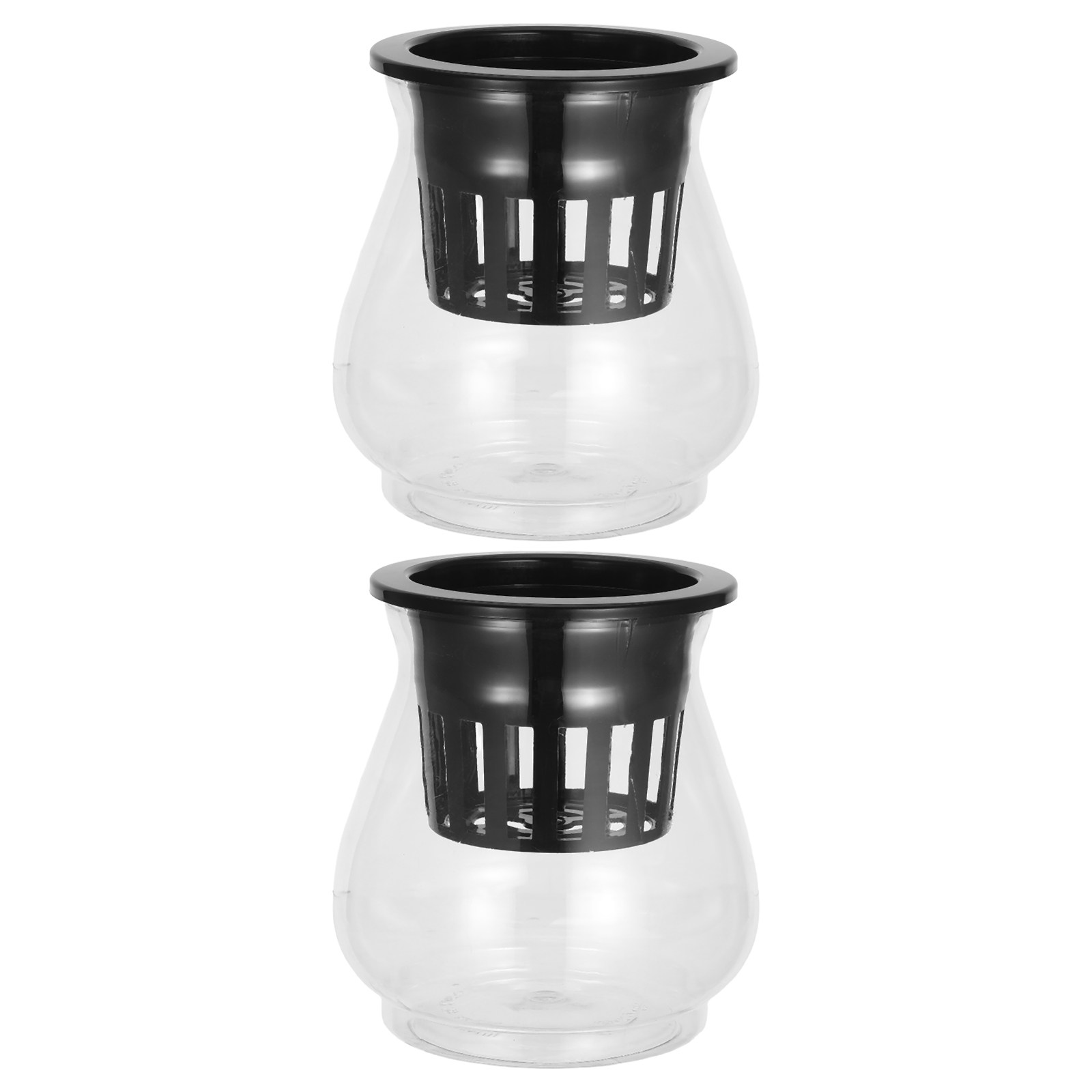 2個セット 水耕栽培プランター 魚鉢 透明プラスチック製 デ - Planted Aquarium Bowl のレビューと価格