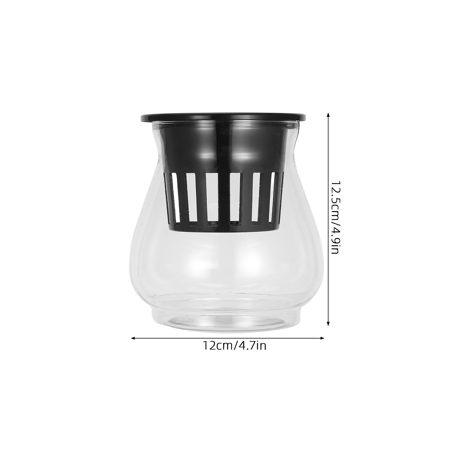 2個セット 水耕栽培プランター 魚鉢 透明プラスチック製 デ - Planted Aquarium Bowl のレビューと価格