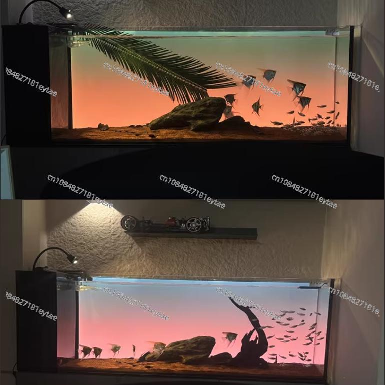 水槽背景ライトボード RGBW カラフル徐々に変化するアクリ - Led Planted Tank Light のレビューと価格