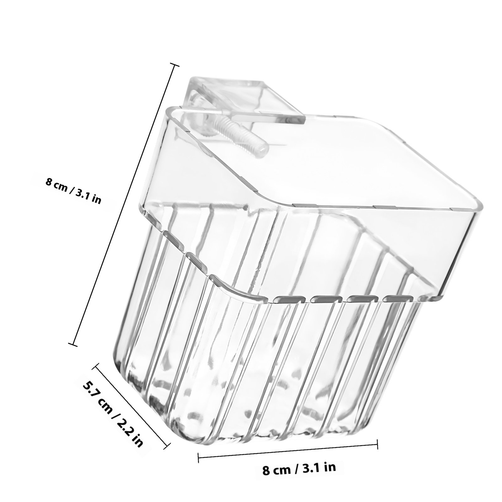 4個入り水槽用植物ホルダー 透明アクリル製 魚タンク用植物カ - Aquarium Planted Setup のレビューと価格