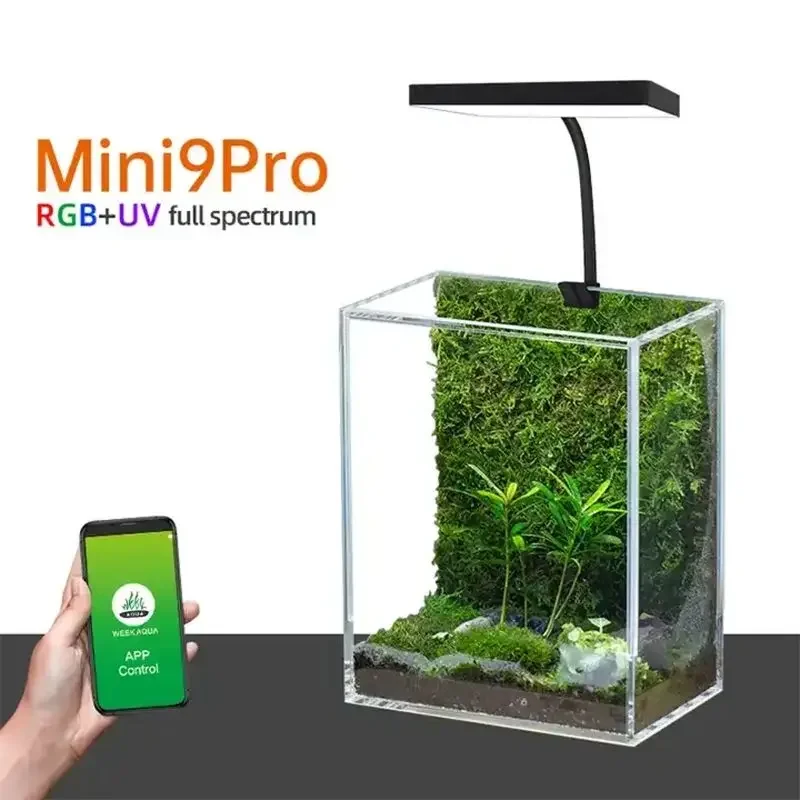 WEEK AQUA Mag Pro USBナノ水槽ライト 水 - Led Planted Tank Light のレビューと価格