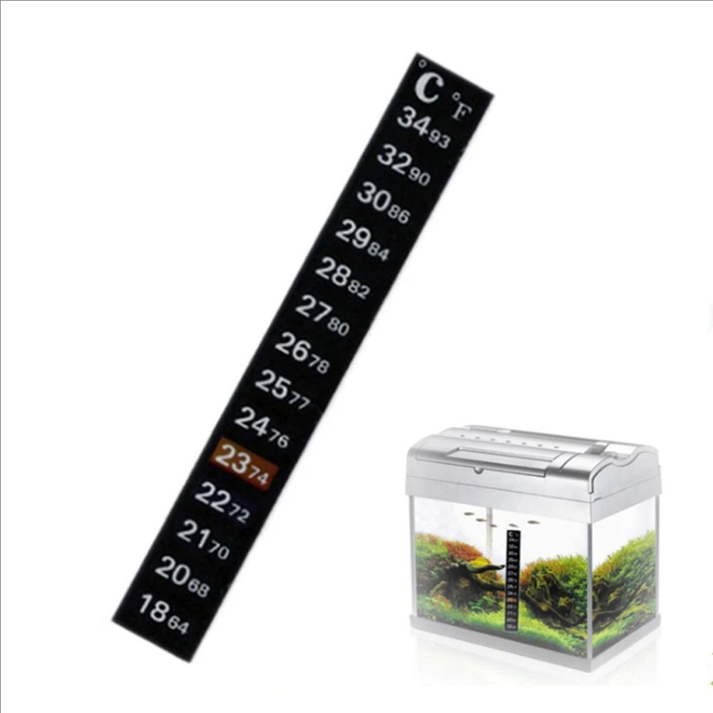 5 個/10 個水族館の水槽ストリップ貼り付け式変色温度計ス - Planted Aquarium Temperature のレビューと価格