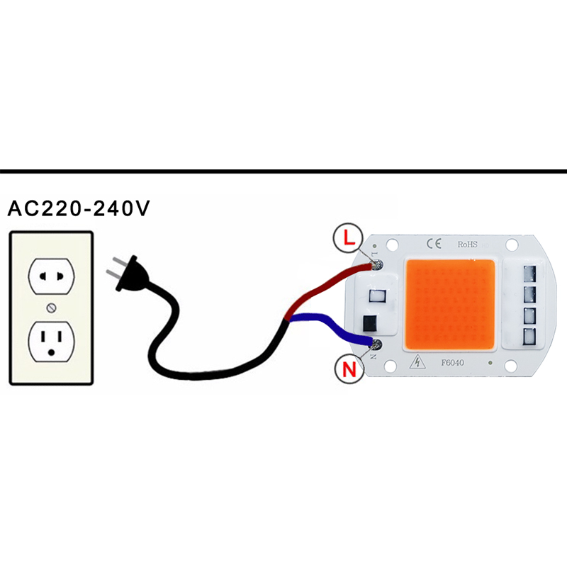 5 個 LED 成長 COB ライトチップフルスペクトル A - Led Planted Tank Light のレビューと価格
