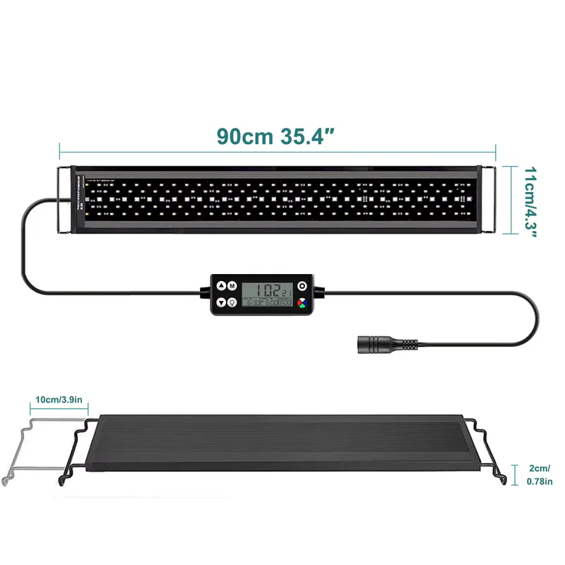 SIROKA SRK-YFT 90cm フルスペクトルLED - Led Planted Tank Light のレビューと価格
