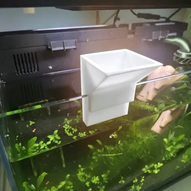 ドリル不要の水槽給水口チャンバー、水流衝撃防止設計、小型水草 - Aquarium Planted Setup のレビューと価格