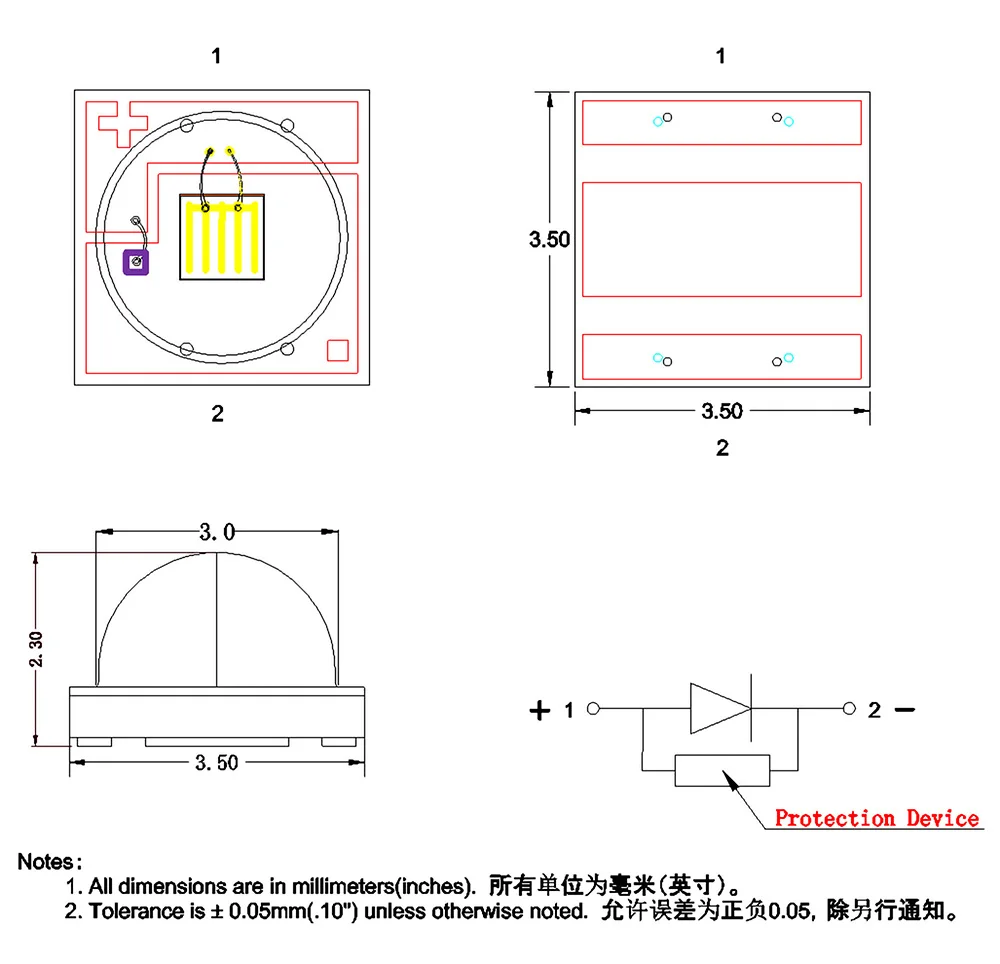 10 個 3 ワット 650nm 655nm 660nm 6 - Led Planted Tank Light のレビューと価格