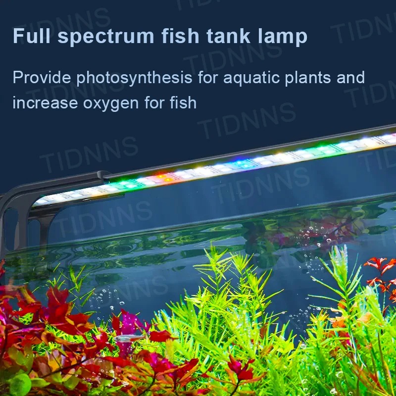 水族館ライト Led 植物成長照明拡張可能な防水クリップオン - Led Planted Tank Light のレビューと価格